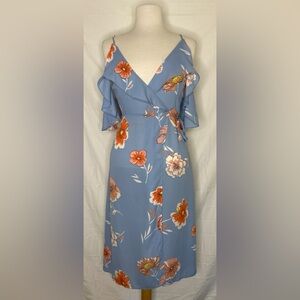 Forever 21 Dress Women’s Medium Blue Floral